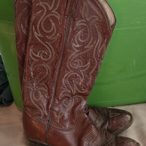 Dan Post Tan Leather Boots